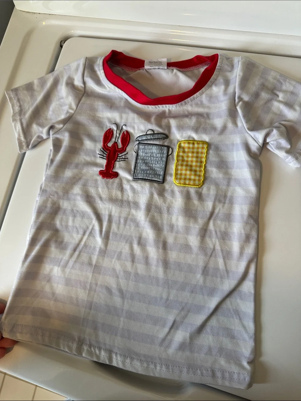 Crawfish Boil Kids 2 piece set